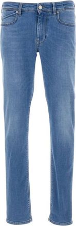 Re-hash Blauwe Jeans voor Mannen Stijlvol Ss 24 - Heren - Slim Fit Jeans - Blauw - W36 - Katoen - Jeans