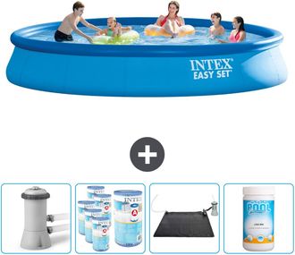 Intex Piscina Easy Set Redonda - 457x84 Cm - 7-piezas Scb92