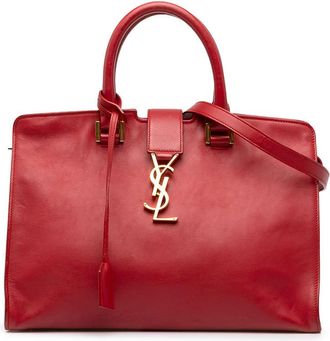 Saint Laurent Pre-owned Saint Laurent Small Leather Monogram Downtown Cabas Satchel Ladies 8GKXV4E45Q4ICPXD