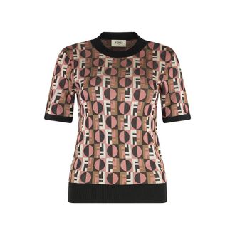 Fendi Mujer, Camisetas, Multicolor, Talla: M