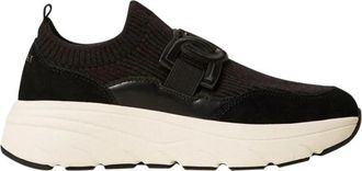 Twinset Sneakers - Dames - Sneakers - Zwart - 41 EU - Leer - Schoenen