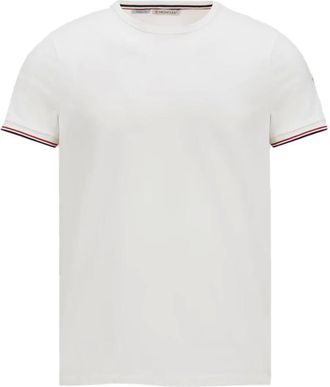 Moncler Heren, Tops, Wit, Maat: 4XL Katoen