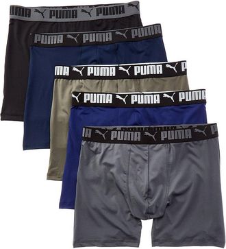 Puma Puma Set Of 5 Performance Boxer Brief