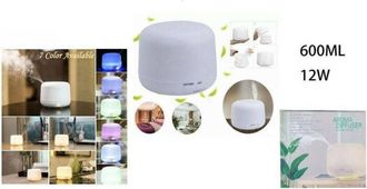 Trade Shop Trade Shop - Aromaterapia 7 Led Humidificador Ultras&oacute;nico Purificador 600ml Difusor