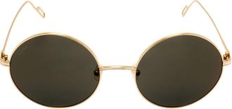 Cartier Premiere de Cartier Grey Round Ladies Sunglasses CT0156S 001 56