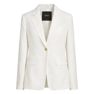 Pinko Blazers, female, White, Size: S Effie Blazer