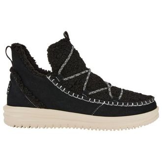 HeyDude Camden Suede Cozy Winterschuhe f&uuml;r Damen | schwarz