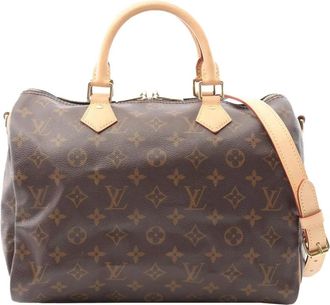 Louis Vuitton Borsa a tracolla Speedy Bandouliere 30 con monogramma 1990-2025 - Marrone