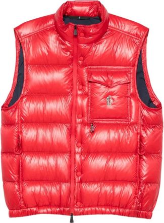 Moncler Vests, male, Red, Size: 2XL Uychi Vest
