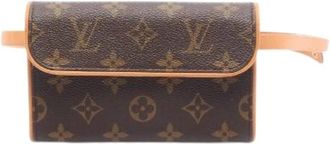 Louis Vuitton Pre-owned Belt Bags, female, Brown, Size: ONE SIZE Pre-owned Canvas Belt Bag