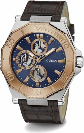 Guess Heren, Accessoires, Blauw, Maat: ONE Size Leer