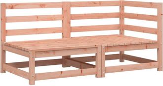 vidaXL Sof&aacute; De Jard&iacute;n De 2 Plazas Madera Maciza De Abeto Douglas Vidaxl