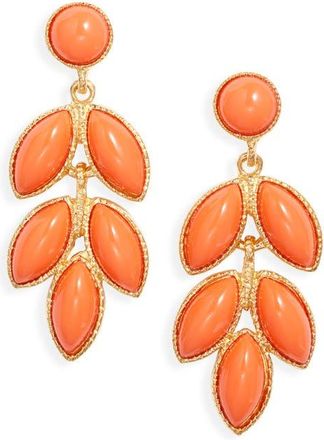 Kenneth Jay Lane Beaded Drop Earrings in Gold at Nordstrom