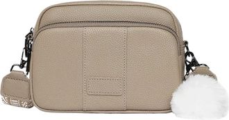 Generic Compatible For Women Female Handbag With Wide Shoulder Strap Hair Bulb Crossbody Sac(Khaki)