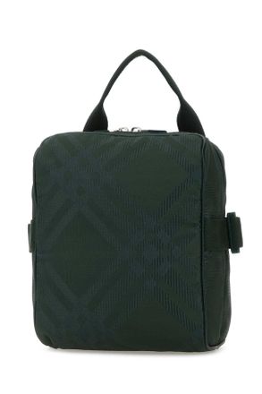 Burberry Mens Bottle Green Fabric Crossbody Bag Vine Borse A Tracolla