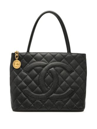 Chanel 2000-2002 Caviar Medallion tote bag - Black