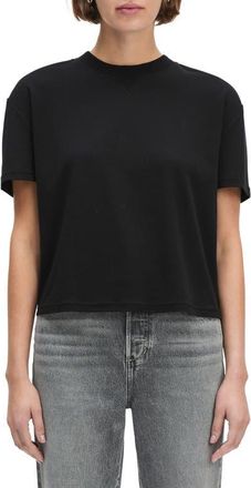 Favorite Daughter The Everyday Organic Cotton T-Shirt in Black at Nordstrom, Size X-Small