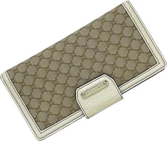 Celine Pre-owned Wallets, female, Beige, Size: ONE SIZE Pre-owned Canvas Wallet