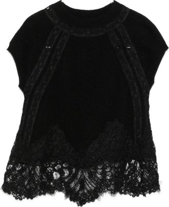 Ermanno Scervino Top Ermanno Scervino in pizzo di cashmere