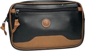 Dior Pre-owned Clutches, female, Black, Size: ONE SIZE Pre-owned Vintage Leather Clutch