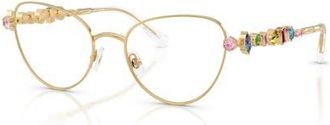 Swarovski 53mm Cat Eye optical glasses in Gold at Nordstrom