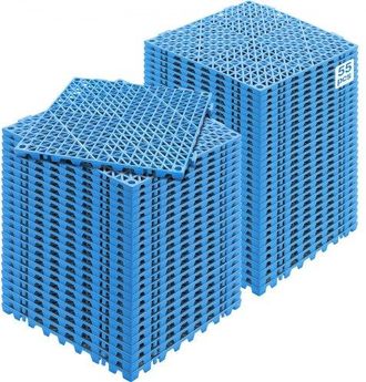 OEM Ineinandergreifende Fliesen 55 Stk. Bodenfliesen Drainage-bodenfliesen, Bodenfliesen 30 X 30 Cm Au&szlig;enbereich Quadratische Bodenfliesen Terrasse Pvc Bo