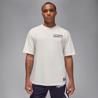 Nike Jordan Mens Jordan Sport x Howard University Dri-FIT T-Shirt in White | IH0533-133