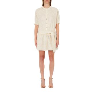 Liu Jo Dames, Jurken, Beige, Maat: XS Leer