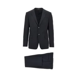 Emporio Armani Stretch wool M Line tailored suit Man 48