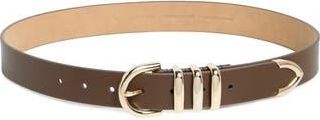 Cole Haan Beveled Buckle Belt in Chocolate Brown at Nordstrom Rack, Size X-Large