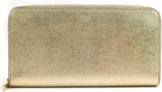 Celine Tweedehands leren portemonnees - unisex - Vintage Accessoires - Geel - ONE Size - Vintage