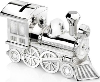 Zilverstad Hucha De Plata Para Ni&ntilde;os, Elegante Regalo De Locomotora Tama&ntilde;o: 54x147x85 Mm Sku: Zv6752261
