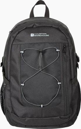 Mountain Warehouse Mens Mountain Warehouse Peregrine Logo Backpack - Black - Size: ONE size