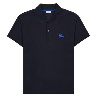 Burberry EKD Embroidered Cotton Polo Shirt, Size Medium