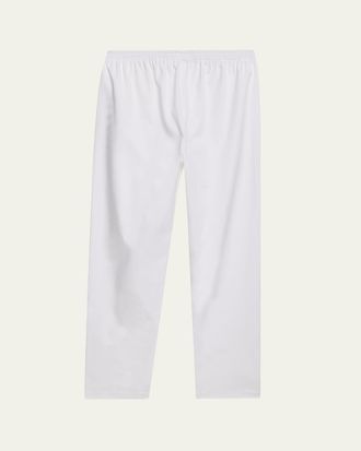 Eskandar Cotton Stretch Tapered Regular Trousers