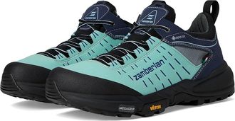 Zamberlan Circe Low GTX WNS Womens Climbing Shoes Light Blue/Navy : EU 42 (US Womens 9.5) B - Medium, Suede