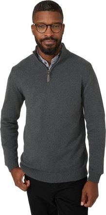 Maine Premium Pure Cotton Half Zip Funnel Jumper, XXL, grey