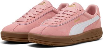 Puma Sneaker PUMA CLUB KLASSIKA SD, Damen, Gr. 37,5, rosy outlook, puma wei&szlig;, puma gold, Leder, Schuhe Sneaker, Obermaterial aus Leder, SOFTFOAM+ Einlegeso