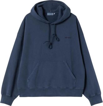 Carhartt Work in Progress Hooded Benton Sweatshirt - Heren - Hoodies - Blauw - XS - Katoen - Hoodies & sweatvesten