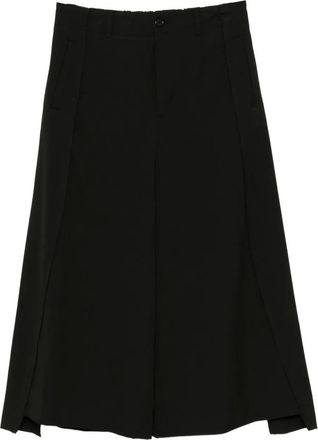 Songzio distressed cropped trousers - Black