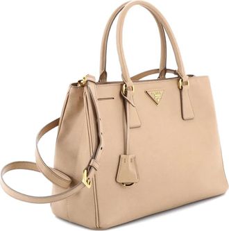 Prada Gardeners Saffiano Leather Medium tote bag - Toni neutri