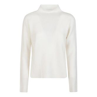 Max Mara Orlaya Trui - Dames - Coltruien - Wit - M - Truien & Vesten