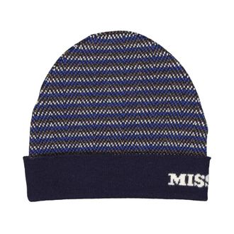 Missoni Heren, Accessoires, Blauw, Maat: ONE Size Wol