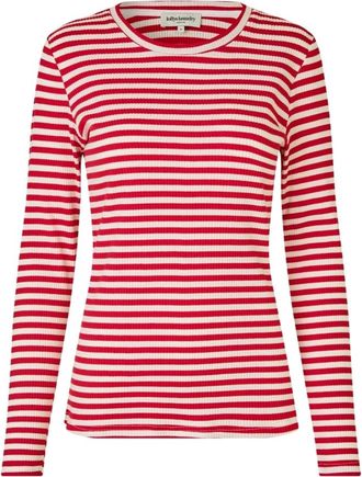 Lollys Laundry Long Sleeve Tops - Dames - Longsleeves - Rood - XL - Tops