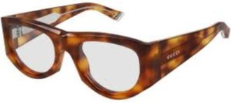 Gucci Square Zonnebrillen - unisex - Brillen - Bruin - 53 MM - Accessoires