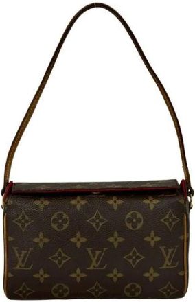 Louis Vuitton Pre-owned Shoulder Bags, female, Brown, Size: ONE SIZE Pre-owned Vintage Canvas Shoulder Bag