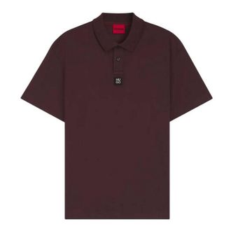 HUGO BOSS Hugo Mann Deabono Logo Polo Shirt (Bruin)