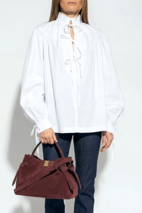 Yuzefi Handbag Gyoza, Womens, Burgundy