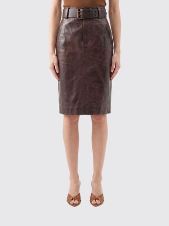 Saint Laurent Gonna SAINT LAURENT Donna colore Marrone