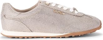 Carvela Womens Martina Sneaker Sneakers - Taupe Fabric - Size UK 7